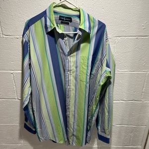 Ralph Lauren men’s button down dress shirt, size L